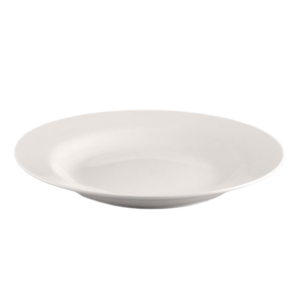 Rimmed White Pasta Bowl (12", 20 Oz)