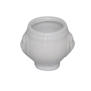 White Porcelain Mini Lion Head Bowl (2 Oz)