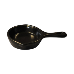 Black Matte Ceramic Skillet