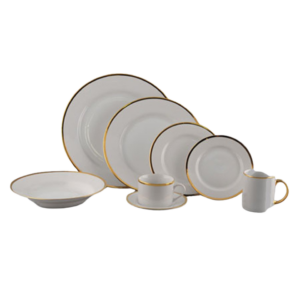 GOLD-RIMMED WHITE COLLECTION