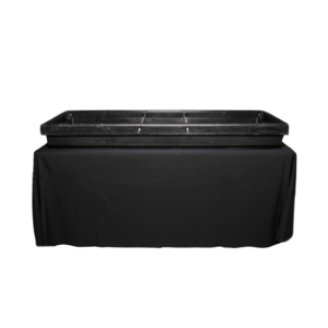 BLACK ICING DISPLAY PIECE W/ DRAIN