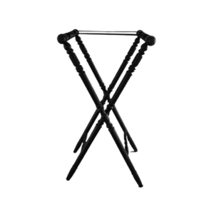 Black Wood Waiter's Stand