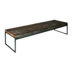 Recycled Wood Coffee Table (64" X 19.5" X 13")