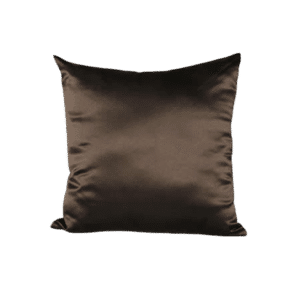 Black Satin Pillow Cover (16")
