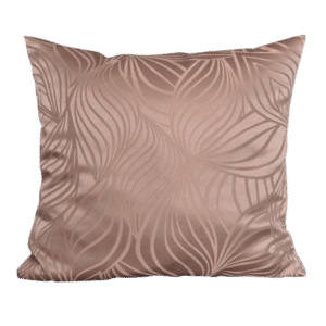 Taupe Leaf Pillow Cover (16")