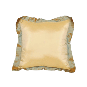 Ecru Iridescent Two Tone Pillow (18")