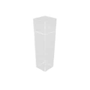 Clear Square Acrylic Column (8" X 31.5")