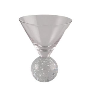 Clear Ball Martini Glass (6 Oz)