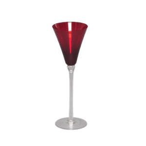 Ruby Jewel Tone Trumpet Goblet (6 Oz)