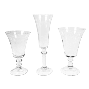 Vintage Etched Glassware