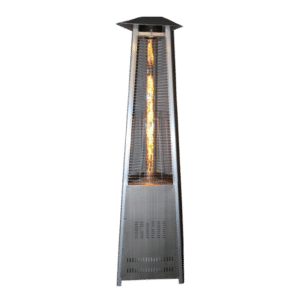 STAINLESS PATIO HEATER W/ CENTER FLAME (93" H)