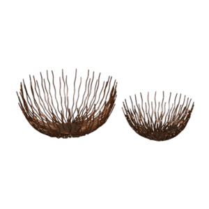 RECYCLED METAL TWIG BOWL COLLECTION