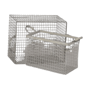 GALVANIZED WIRE BASKET W/ HANDLES COLLECTION