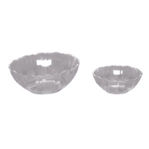 SCALLOPED-EDGE GLASS BOWL COLLECTION