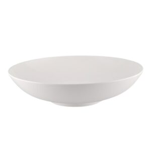 WHITE MELAMINE FOOTED BOWL