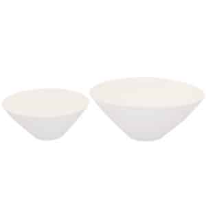 WHITE DEEP OVAL BOWL COLLECTION