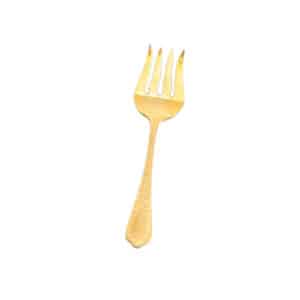 GOLD SERVING FORK