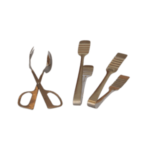 Stainless Corrugated Serving Tong (7")