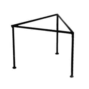 BLACK TRIANGULAR RISER (10" H)