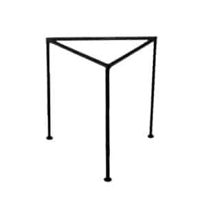 BLACK TRIANGULAR RISER (13" H)