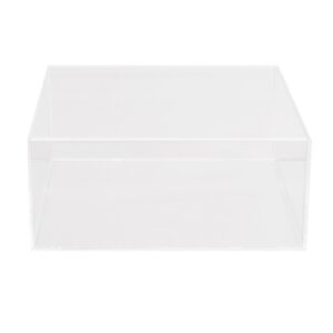 CLEAR LUCITE BOX SMALL (12" L X 12" W X 5" H, 2.5 Gal)