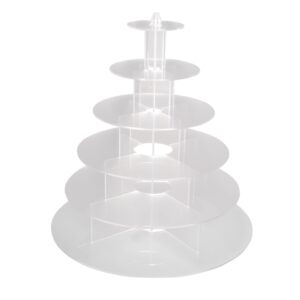 LUCITE PASTRY DISPLAY ROUND 6 - TIER (24" W X 30" H)