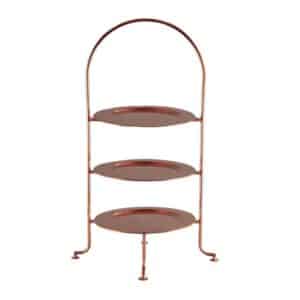 COPPER 3-TIER PLATE STAND