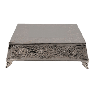 SQUARE SILVER CAKE PLATEAU