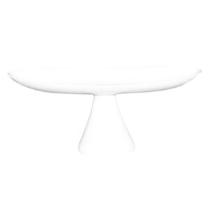 WHITE MELAMINE GONDOLA PEDESTAL BOWL (26" L X 9" W, 4 QT)