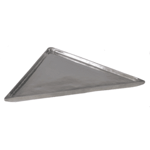 POLISHED ALUMINUM TRIANGLE TRAY