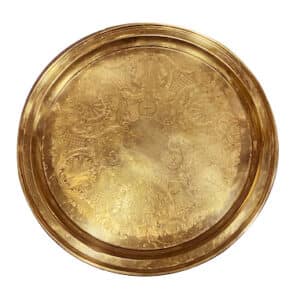 BRASS ROUND TRAY