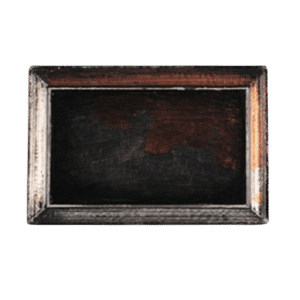COPPER / SILVER RECTANGULAR PLATE