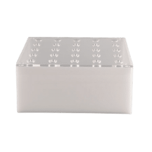 Lucite Cone Holder Top (Holds 25 Cones) - Shown w/White Lucite Box (12" X 12" X 5") (Not included)