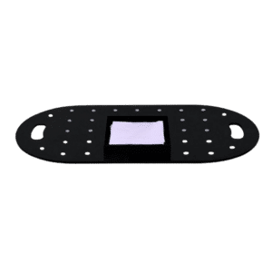 Black Lucite Napkin Holder/Pop Tray (6")