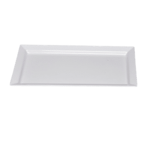White Melamine Rectangular Platter (22" L X 12.75" W)