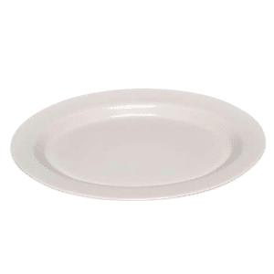 White Melamine Oval Platter (22" L X 15 1/2" W)