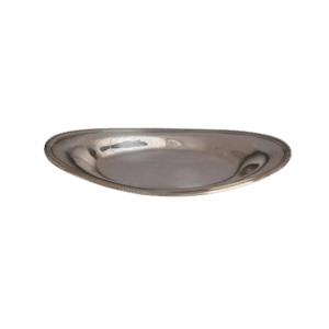 Silver Oval Bread Tray (13.5" x 7")