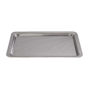 Stainless Rectangular Tray (20" L X 14" W)