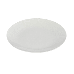 White Round Porcelain Platter (16")