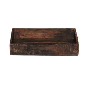 Weathered Wood Market Crate (17.5" L X 10" W)