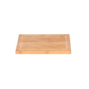 Beveled Bamboo Square Tray (12")