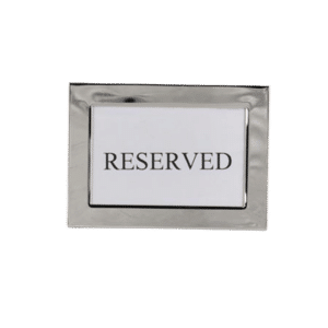 SILVER TABLE NUMBER / MENU HOLDER