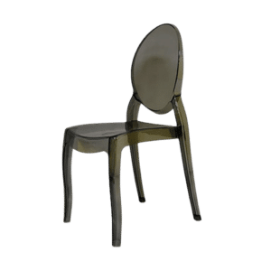 SMOKE MIRAGE GHOST CHAIR - ARMLESS